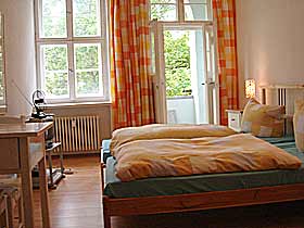 Habitación doble con 2 camas individuales en Berlín Friedenau (Schöneberg)