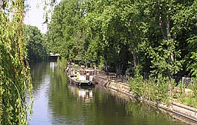 Berlin Kreuzberg Landwehrkanal près du Urbanhafen
