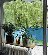 Blick auf den Balkon