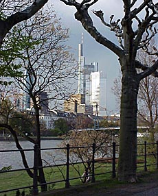 Widok na Frankfurt nad Menem