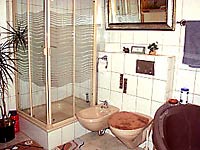 Badezimmer mit Dusche