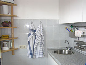 volledig ingerichte keuken - appartement in Freiburg